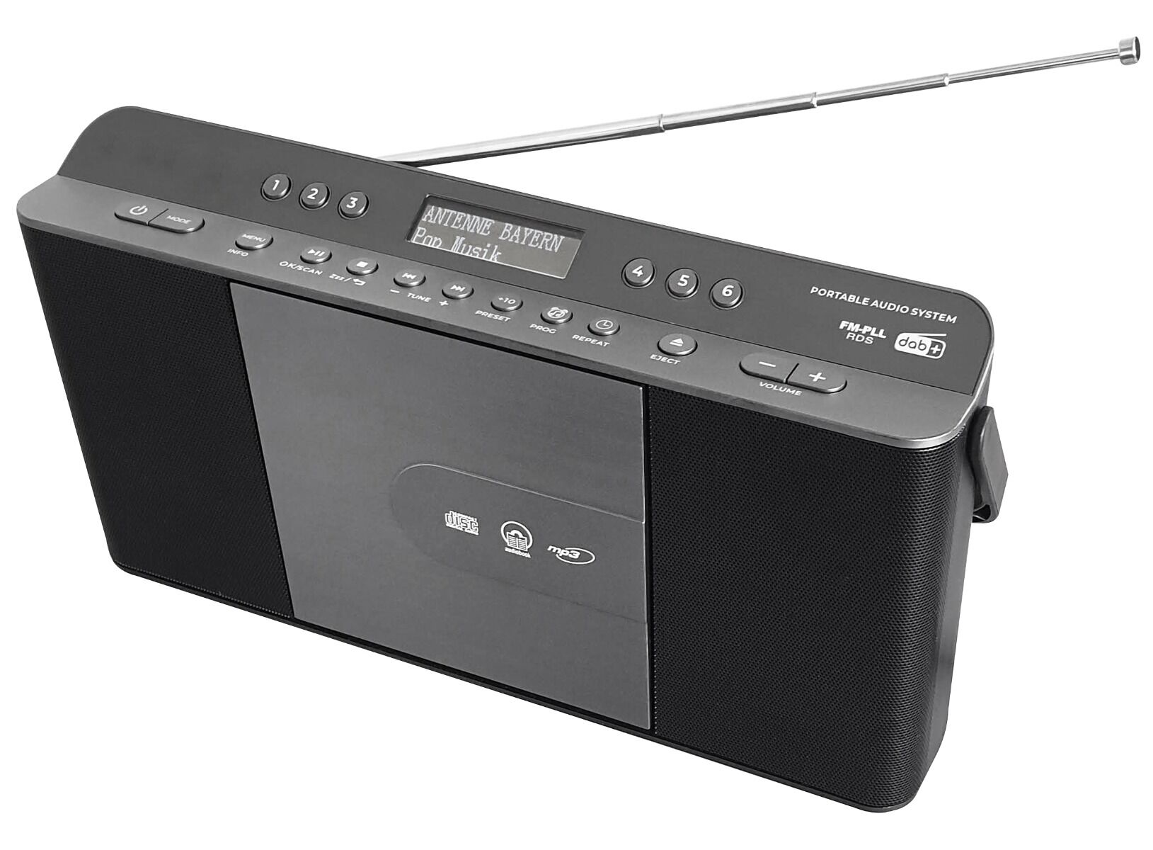 Soundmaster DAB+ FM radio met CD/MP3 en USB