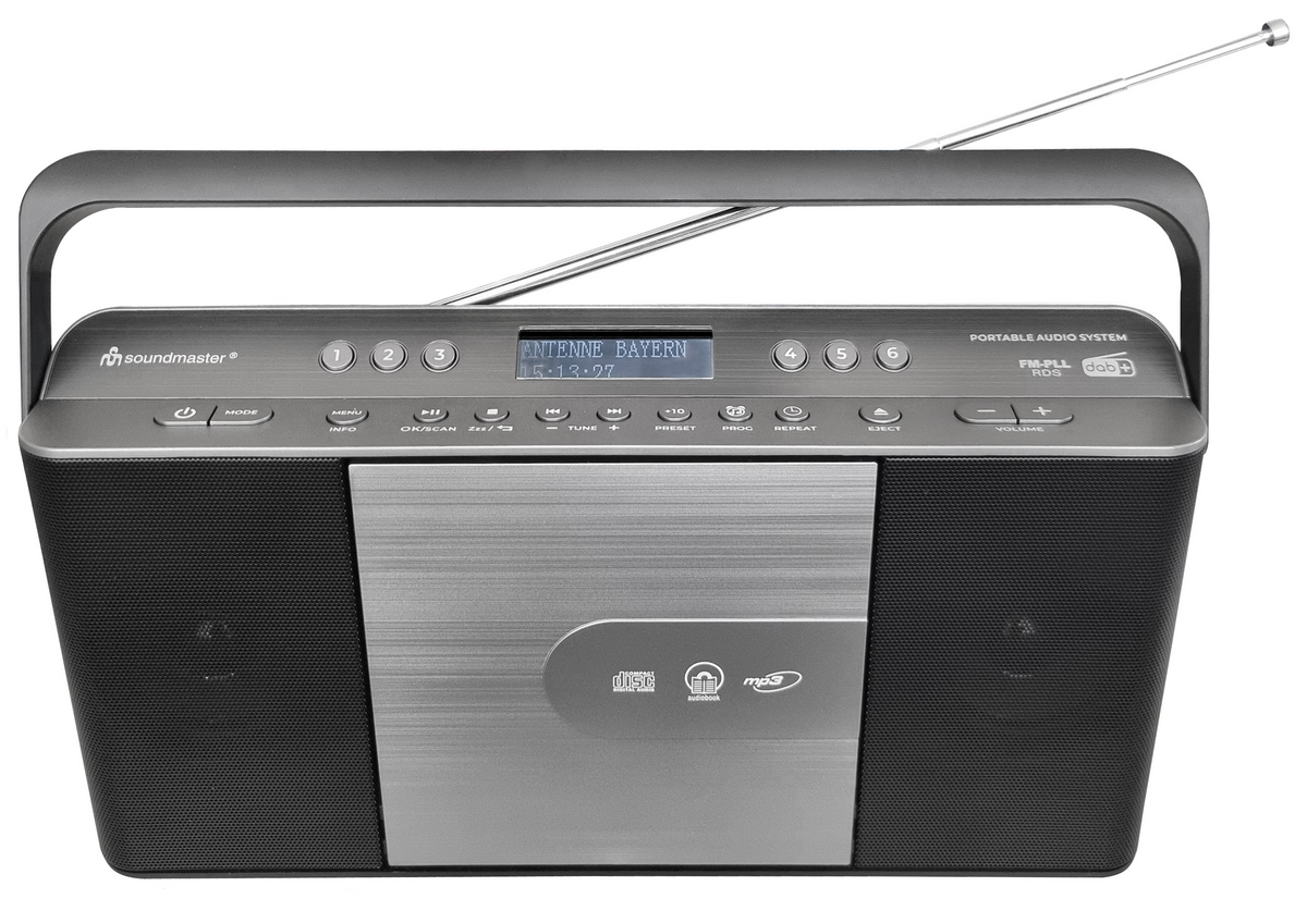 Soundmaster DAB+ FM radio met CD/MP3 en USB
