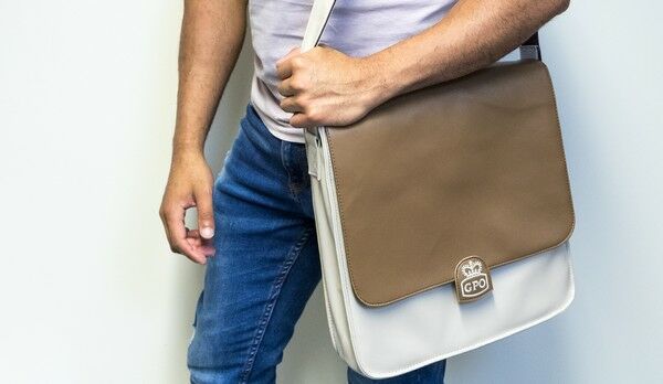 GPO Tas voor LP's creme / caramel