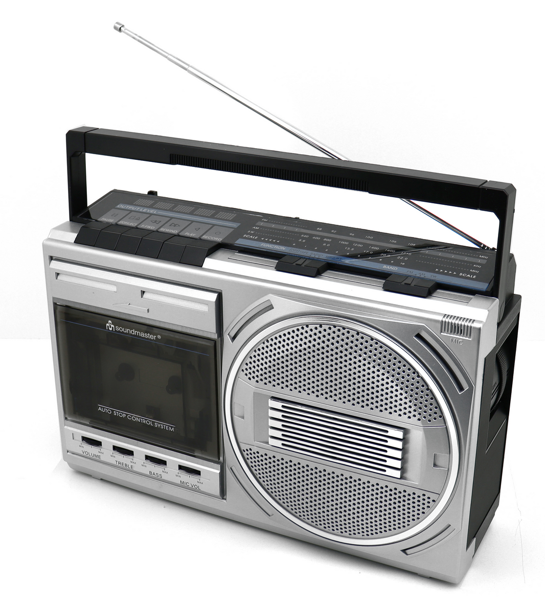 Soundmaster Retro radio met cassetterecorder
