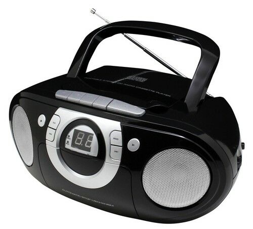 Soundmaster CD boombox met radio en cassette zwart