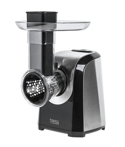 Teesa Electrische groentesnijder en rasp, zwart