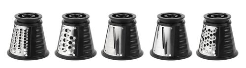 Teesa Vervangende set raspen voor de TSA3025, zwart