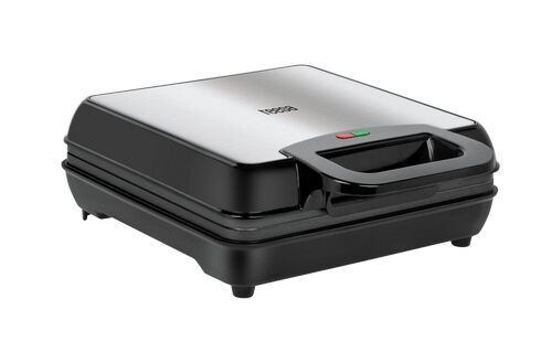 Teesa Wafelijzer, voor 4 wafels, RVS, 1100 Watt