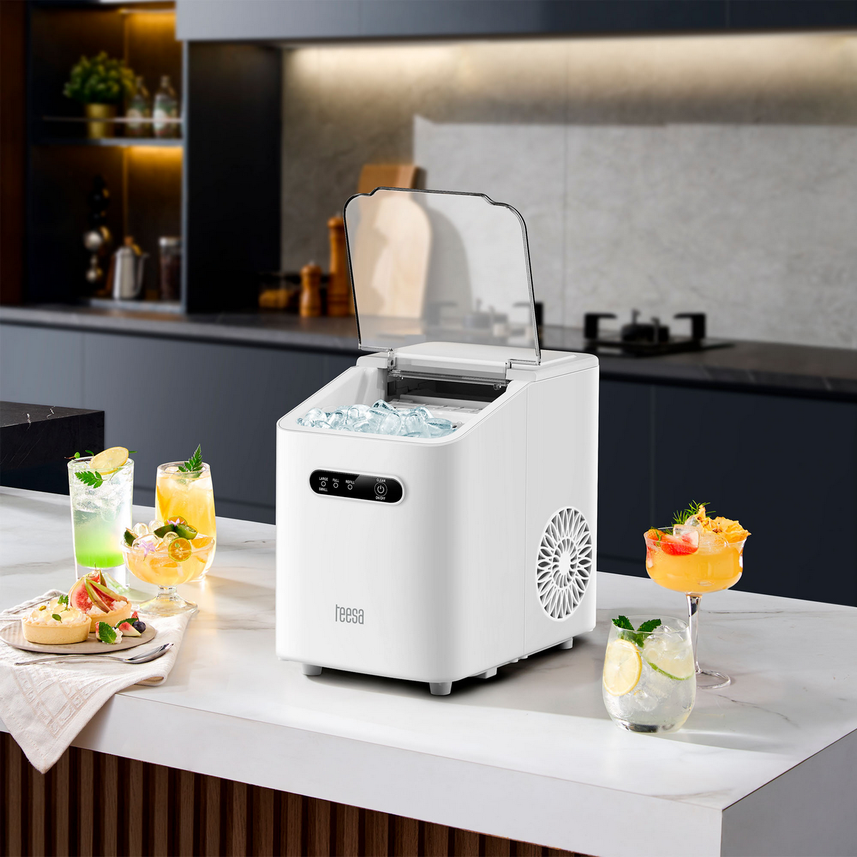 Teesa EASY ICE ijsblokjesmachine, 11 kg ijs, 1 L, 110 W