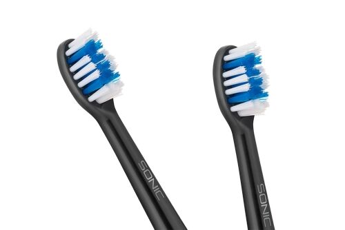 Teesa Opzetborstels voor de Sonic Black TSA8015 2 stuks, HARD