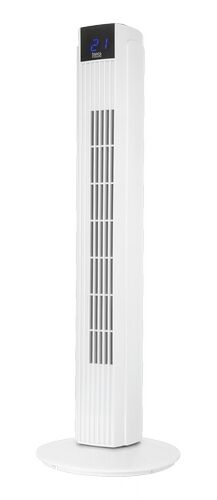 Teesa Torenventilator met LED touch screen, wit