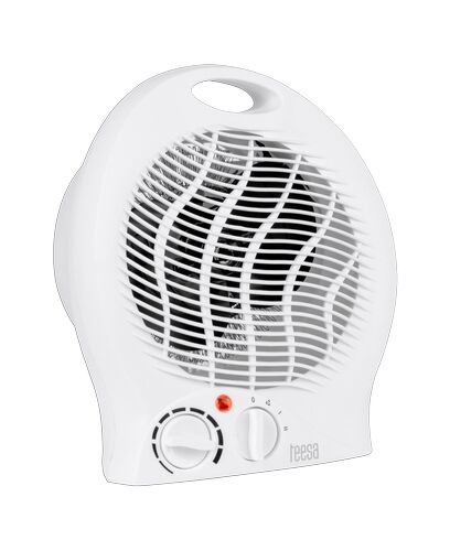 Teesa Ventilatorkachel met thermostaat, wit