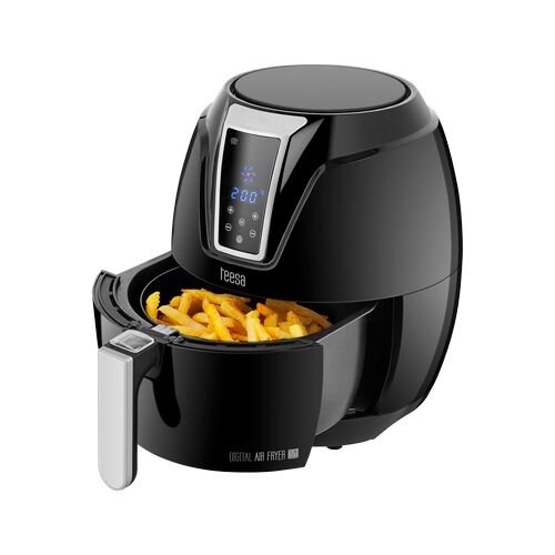Teesa Digitale Airfryer 3,2L vetvrije friteuse, zwart