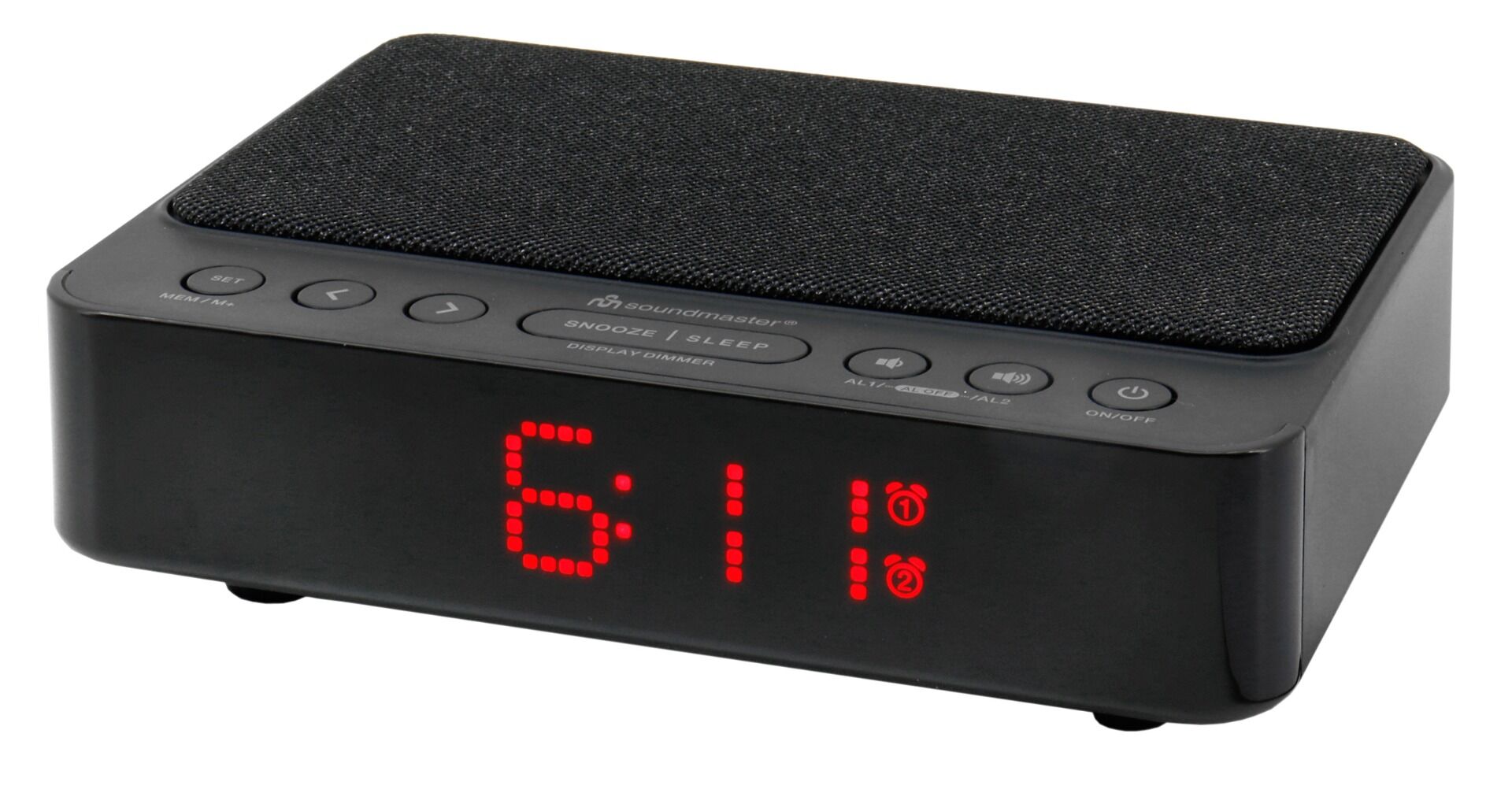 Soundmaster Wekkerradio met met QI laadfunctie