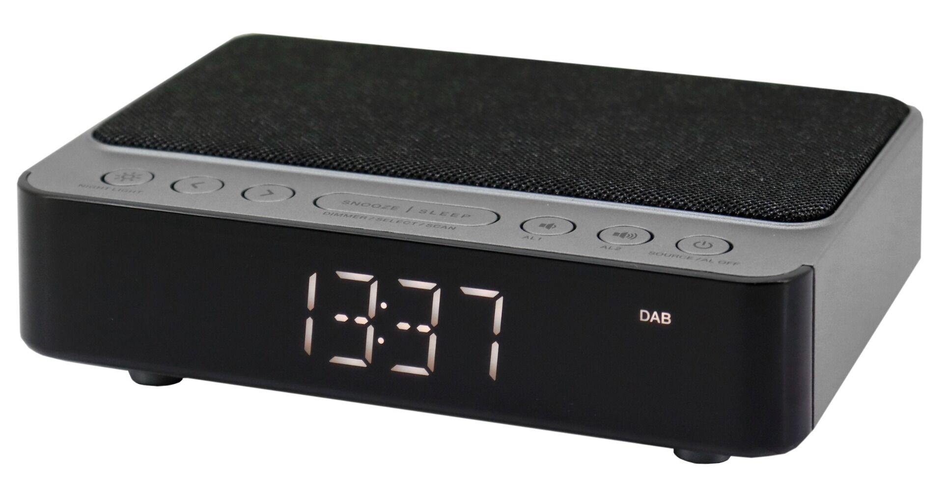 Soundmaster DAB+ wekkerradio met QI laadfunctie