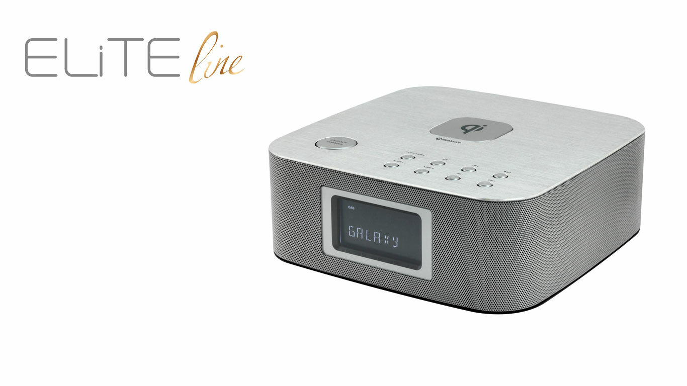 Soundmaster Elite Line DAB+, FM wekkerradio met QI charging