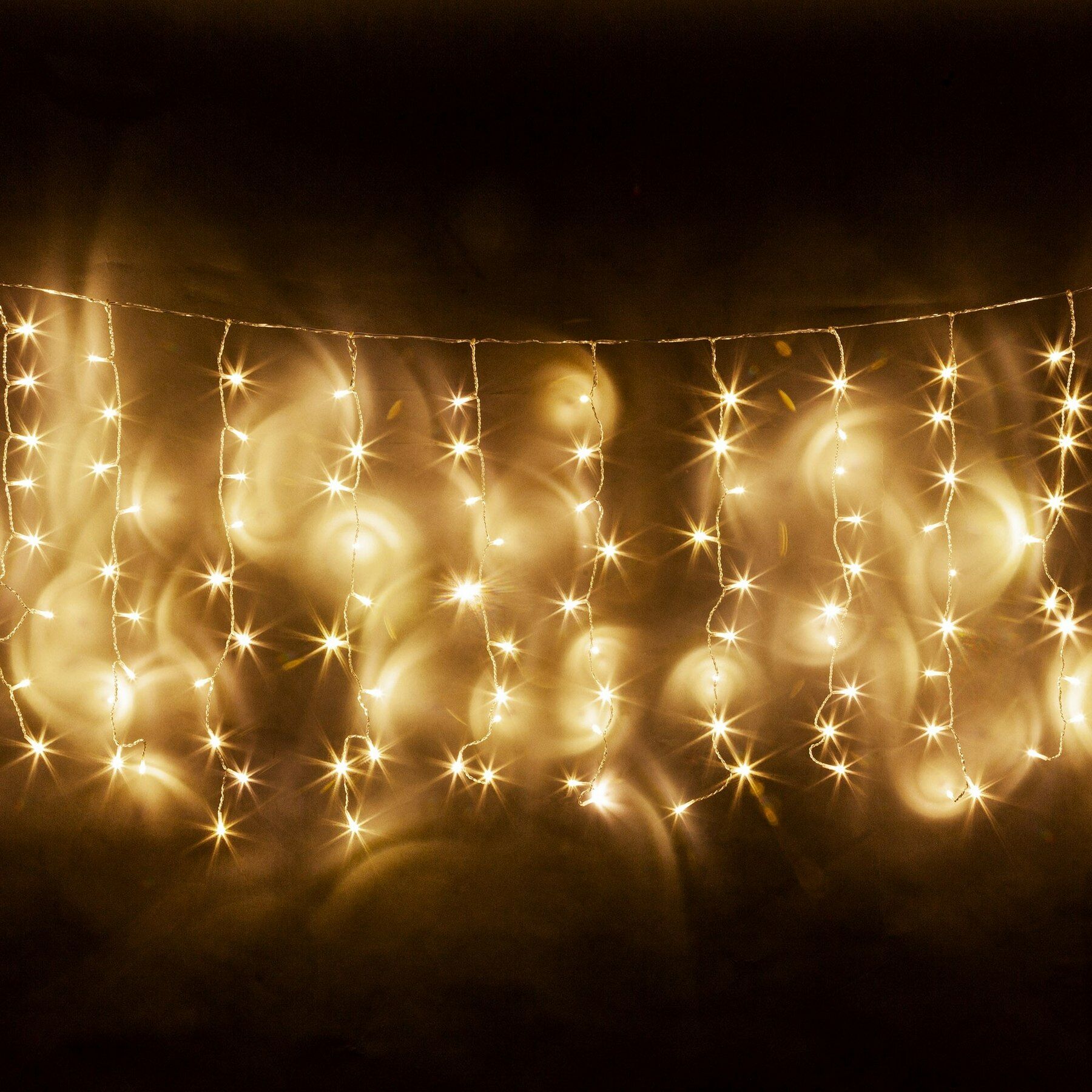 Rebel LED-lichtgordijn, warm wit, 5m