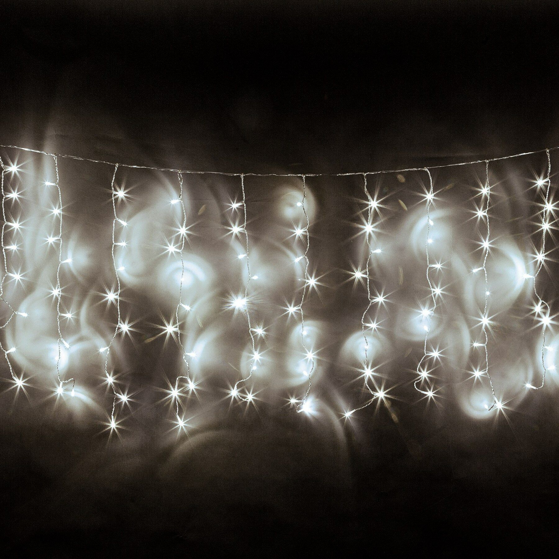 Rebel LED-lichtgordijn, koel wit, 10m