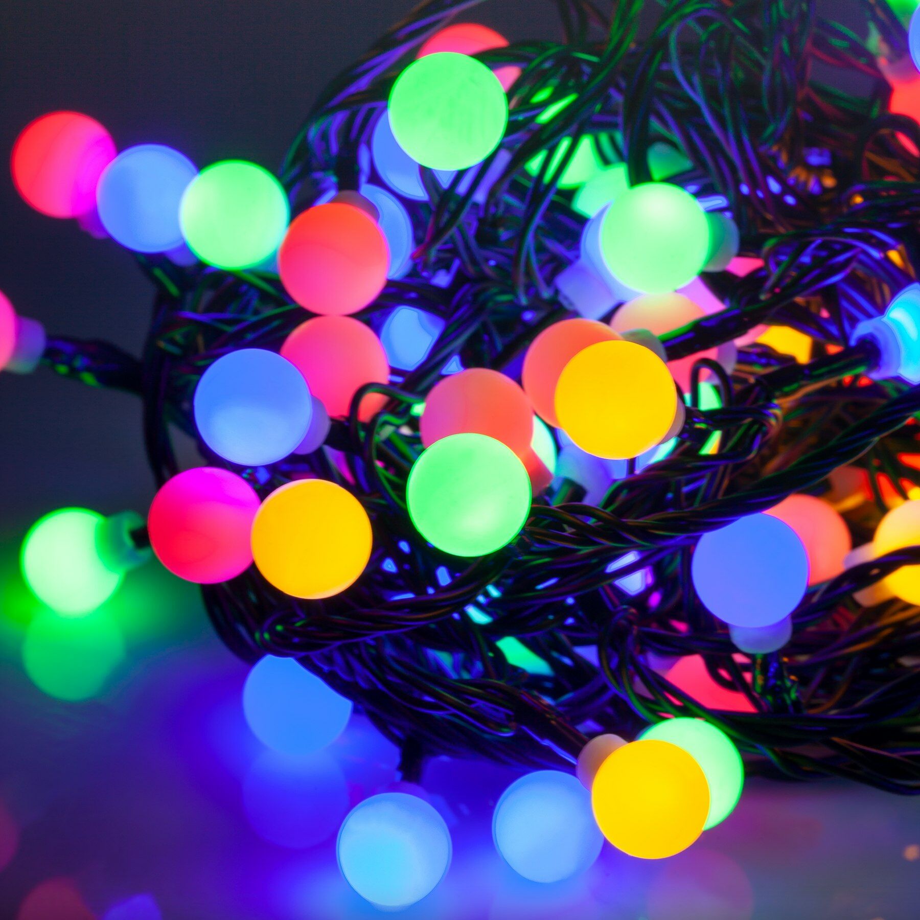 Rebel RGB LED-kerstboomverlichting, 10m