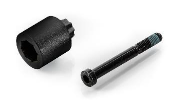 Asverlenger zwart +30mm t.b.v. Gilgen RG/RS armen (ED coating Zwart)