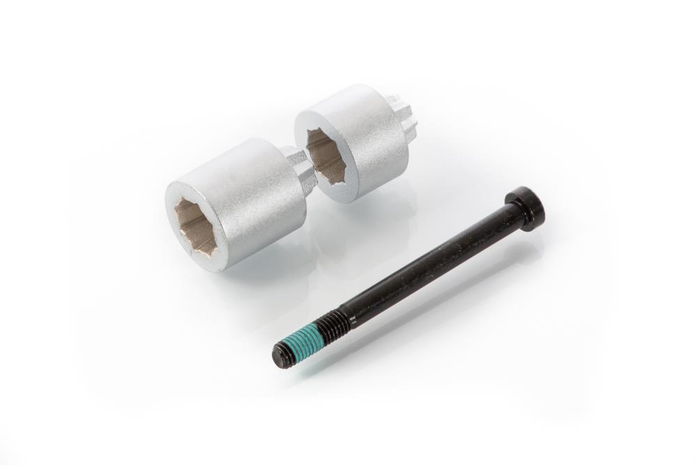 Asverlenger zwart +50mm t.b.v. Gilgen RG/RS armen (ED coating Zwart)