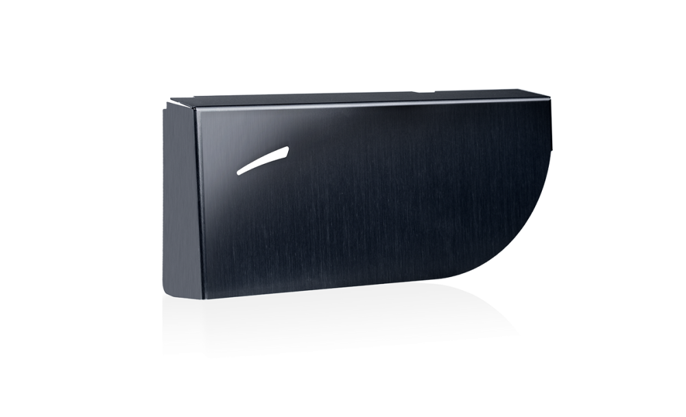 Flatscan afschermkap linkse uitvoering, zwart