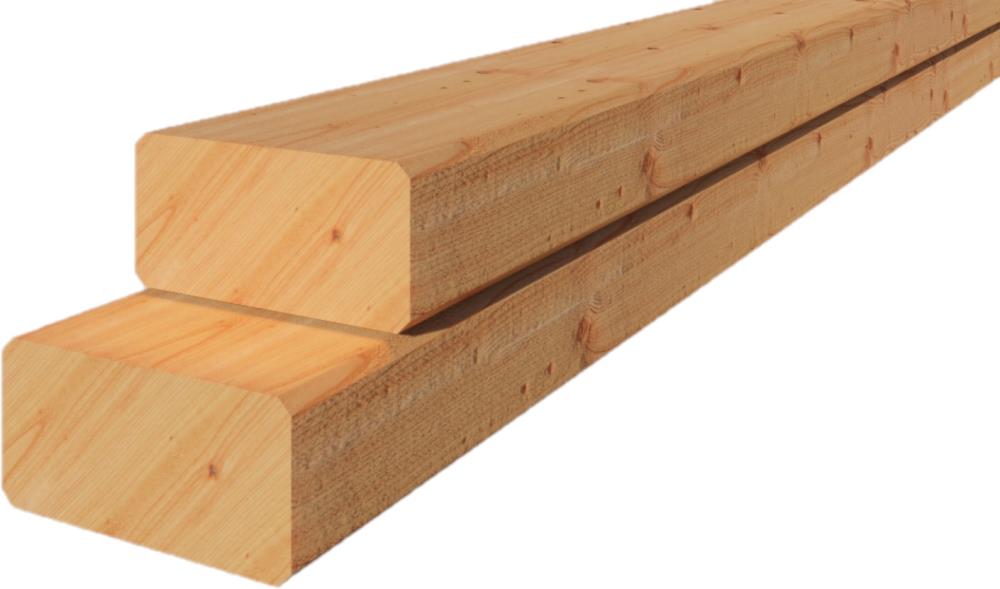Balken douglas 45x95x4000mm onbehandeld, gedroogd en geschaafd