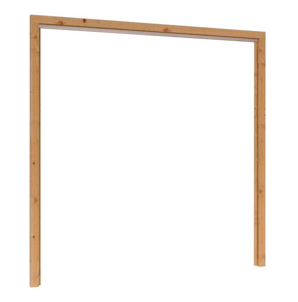 DG-Kozijnset 2440x2086mm t.b.v Opgeklampte Schuifdeur XL 1200mm enkel, onbh, excl hang & sluitwerk