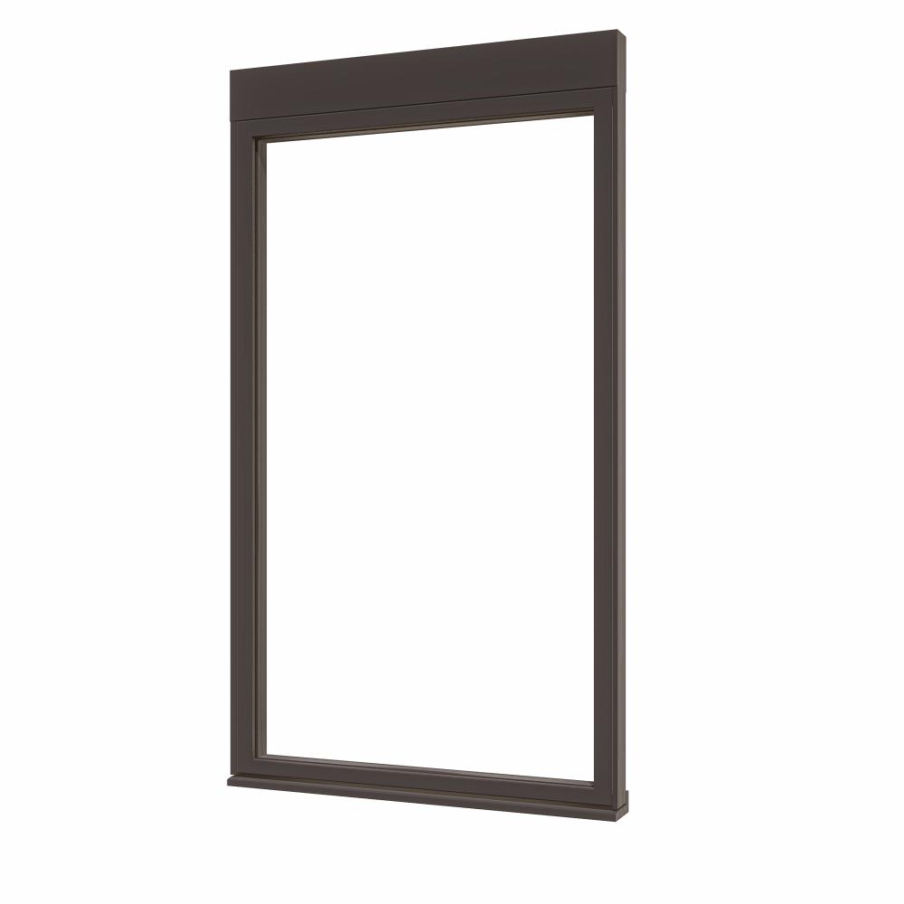 DOUGLAS Steellook-BW-glaswand B-00 (891x1600) + stelkozijnset  ZWART gespoten (incl. dubbelglas)