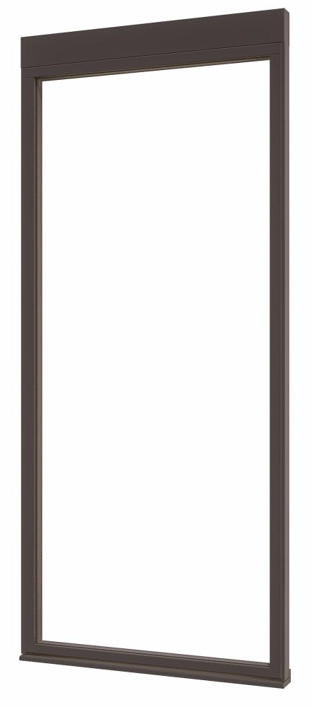 DOUGLAS Steellook glaswand C-00 (1004x2300) + stelkozijnset ZW gespoten (gelaagd dubbelglas)