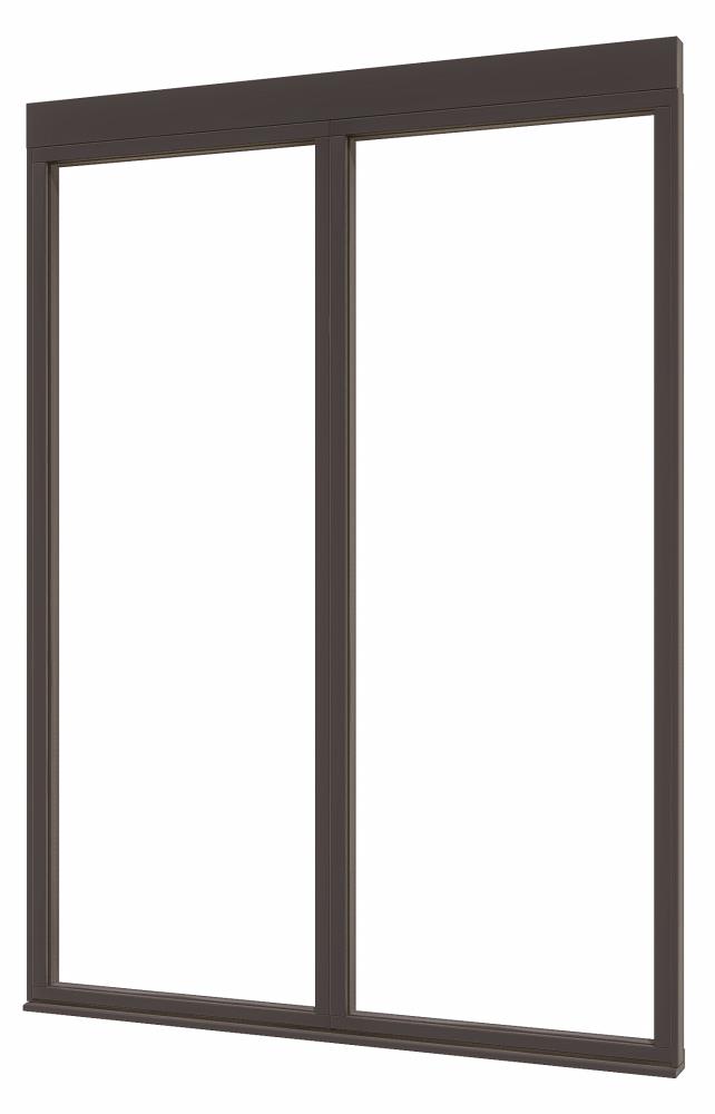 DOUGLAS Steellook glaswand G-00 (1667x2300) + stelkozijnset ZW gespoten (gelaagd dubbelglas)