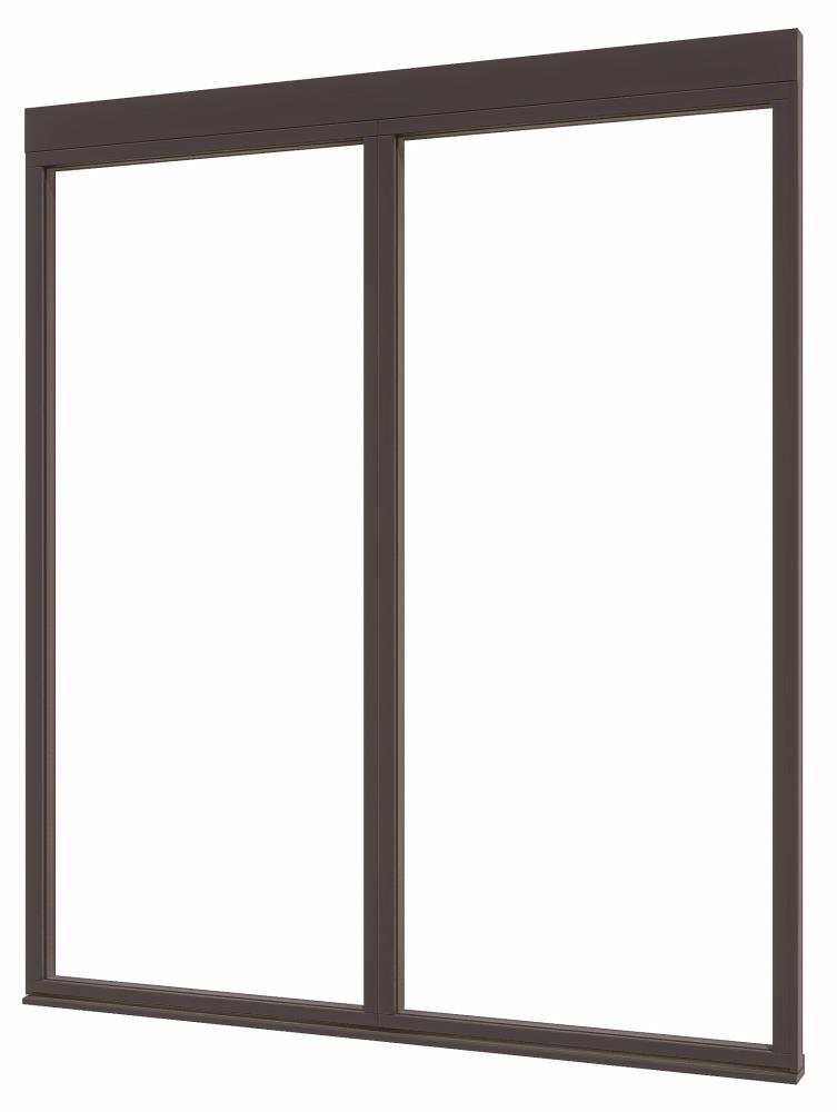 DOUGLAS Steellook glaswand P-00 (1980x2300) + stelkozijnset ZW gespoten (gelaagd dubbelglas)