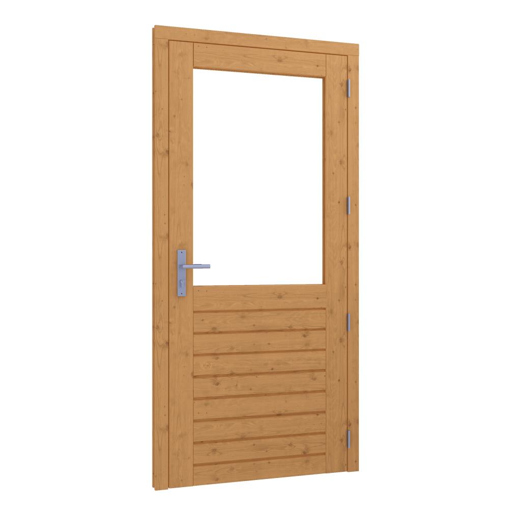 DG-Stapeldorpeldeur enkel de LUXE (RD) 930x2111mm + kozijn 1064x2191mm bw 955mm onbeh.