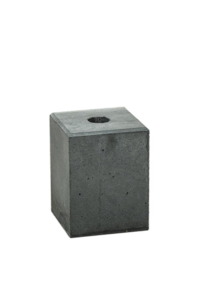 Betonpoer 150x150x200mm met doorlopend gat 40mm t.b.v. betonvloer, incl. Cobblit VZ150 Schuif-anker