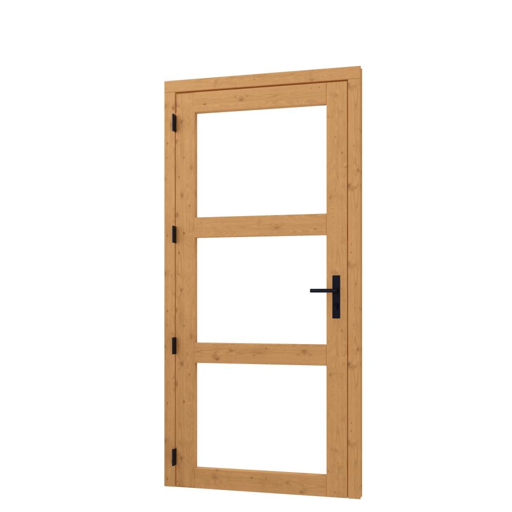 Deurframe standaard bekleedbaar enkel,(LD) D=46mm B=930x2111mm + kozijn 1064x2191mm onbeh.(incl H&S)