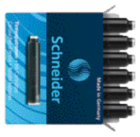 Inktpatroon Schneider din zwart doos à 6 stuks