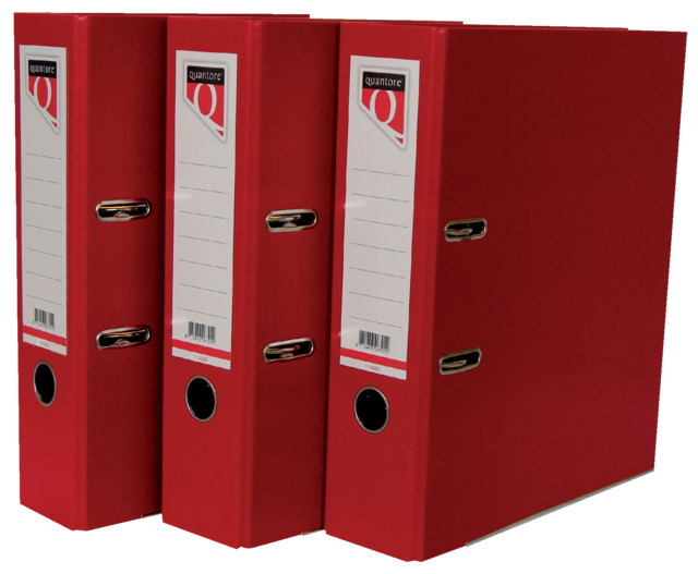 Ordner Quantore A4 80mm PP rood – foto 2