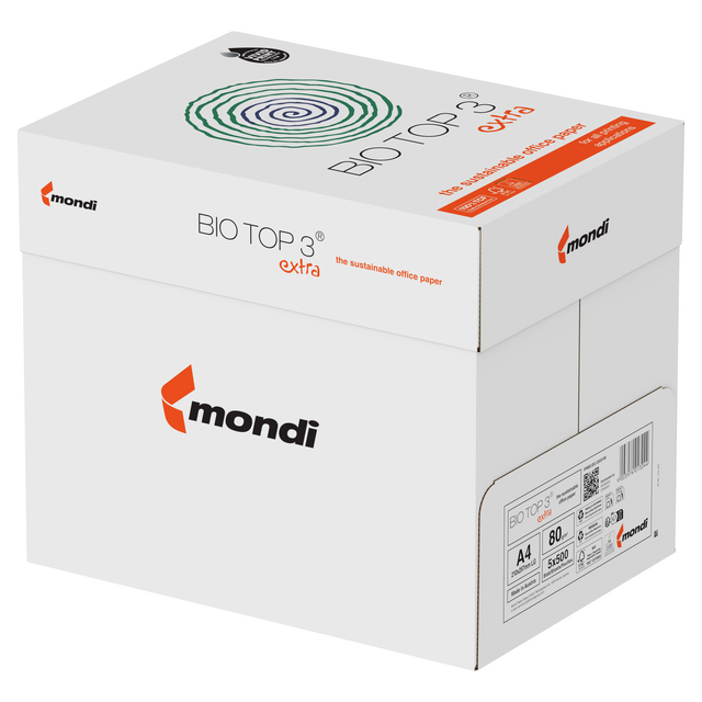 Kopieerpapier BioTop 3 A4 80gr naturel 500 vel – foto 2