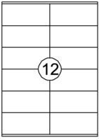Etiket Quantore 105x48mm 1200 stuks
