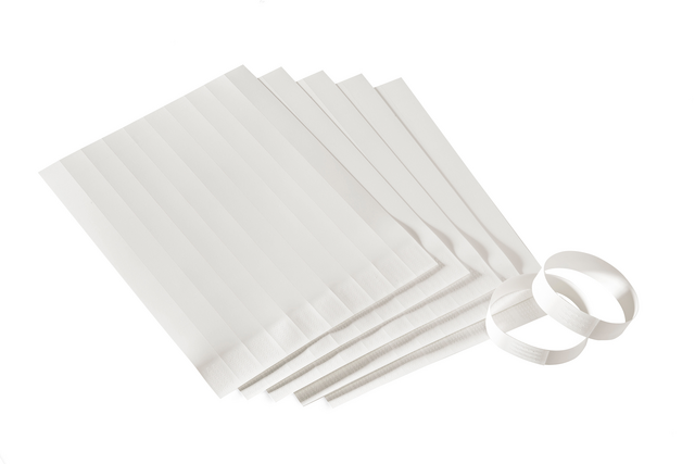 Polsband Colop E-mark 250x19mm 100 stuks wit