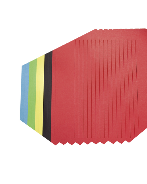 Vlechtpapier Folia 130gr 35x50cm 10 vel assorti kleuren – foto 2