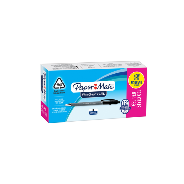 Gelschrijver Paper Mate FlexGrip medium zwart – foto 2