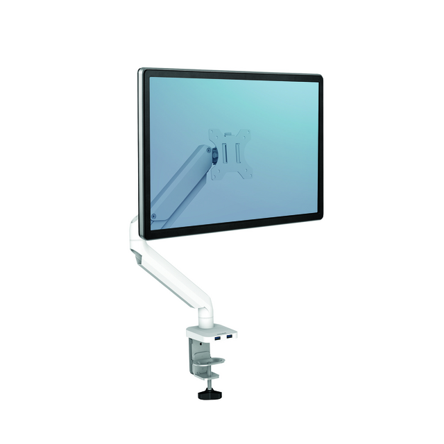 Monitorarm Fellowes Platinum Serie Single wit – foto 3