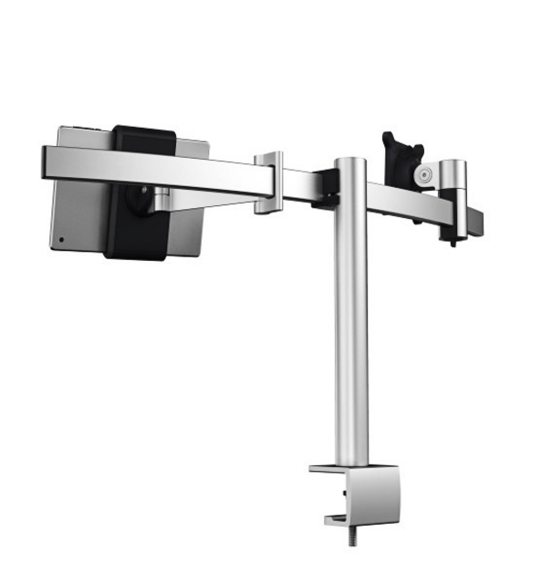 Monitorarm Durable met klem voor 1 scherm en 1 tablet – foto 2