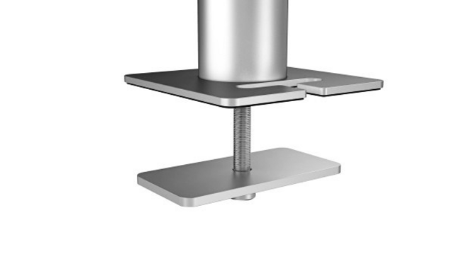 Monitorarm Durable met bladdoorvoer voor 1 scherm en 1 tablet – foto 4