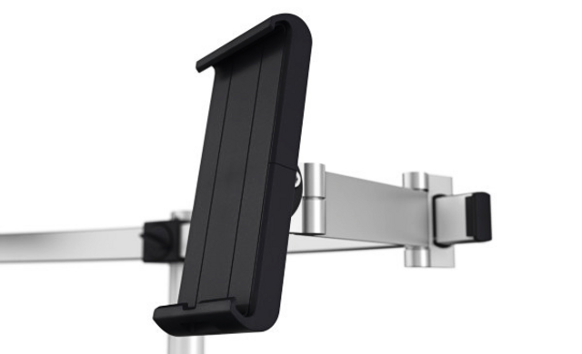 Monitorarm Durable met bladdoorvoer voor 1 scherm en 1 tablet – foto 7