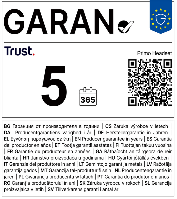 Headset Trust Primo chat – foto 6