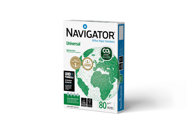 Kopieerpapier Navigator Universal CO2 A4 80gr wit 500 vel