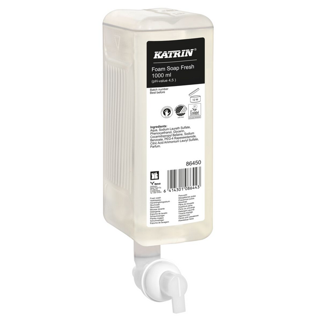 Handzeep Katrin Fresh schuim 1000ml 86450