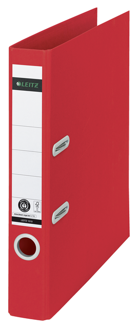 Ordner Leitz Recycle 180° 50mm karton A4 rood
