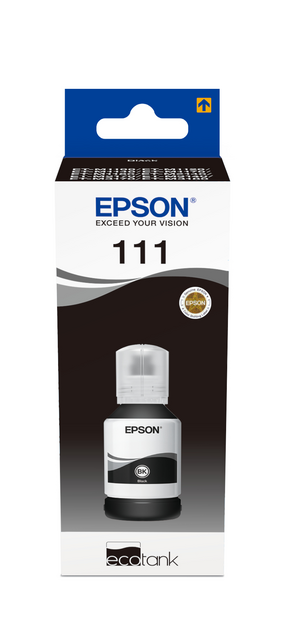 Navulinkt Epson 111 T03M zwart