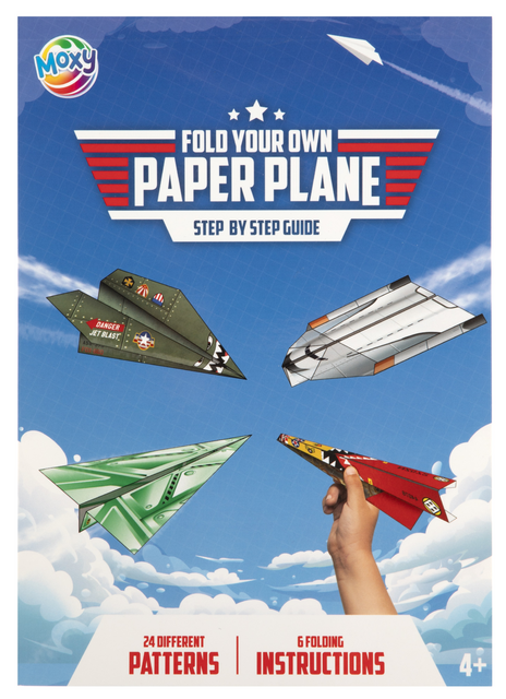 Fold your own Paper Planes block 24 sheet 25x18cm