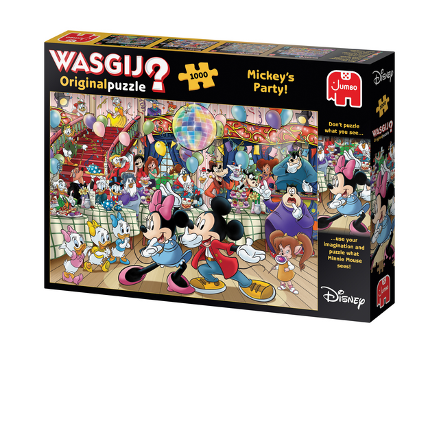 Puzzel Wasgij Original Mickey's Party 1000 stukjes – foto 3