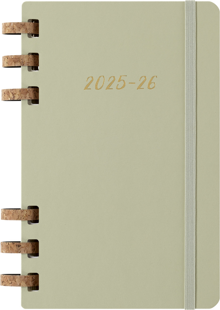 Agenda 2025/2026 Moleskine 12M Academic Weekly 7d/1p Myrtle large kiwi